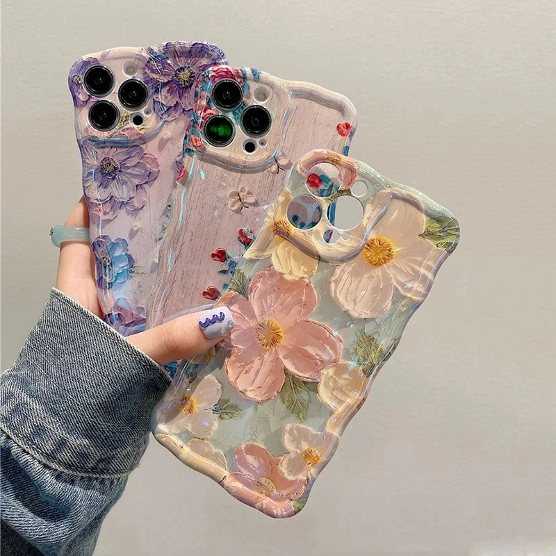 Bloomy Flowers iPhone Case