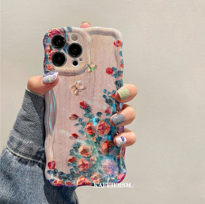 Bloomy Flowers iPhone Case