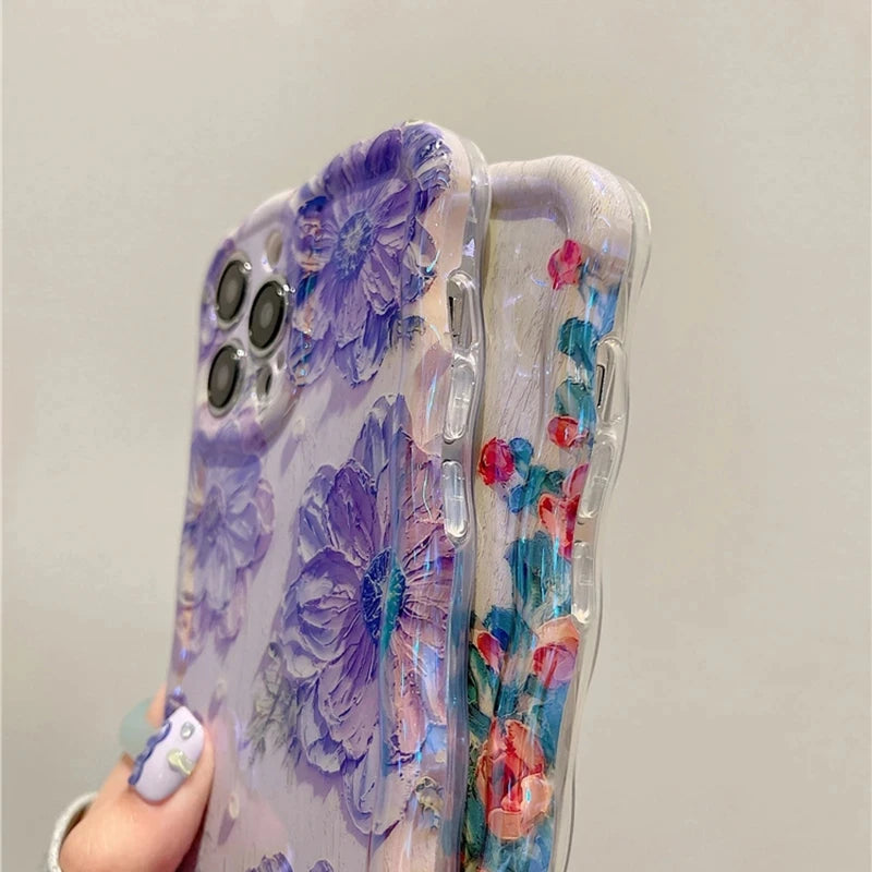 Bloomy Flowers iPhone Case