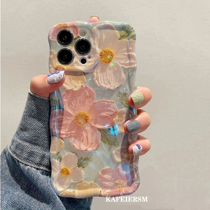 Bloomy Flowers iPhone Case