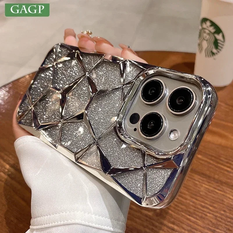 Premium Diamond Cut Phone Case