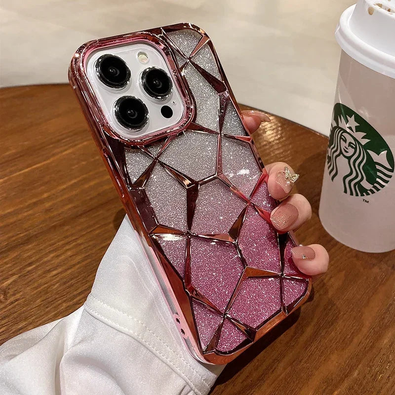 Premium Diamond Cut Phone Case