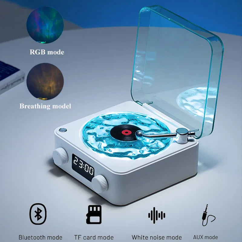 Retro Waves Vinyl Player Bluetooth Speaker