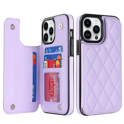 Luxurious Leather iPhone Cash/Cards Wallet Case 2024 - Casify.me