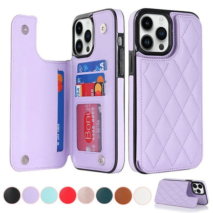 Luxurious Leather iPhone Cash/Cards Wallet Case 2024 - Casify.me