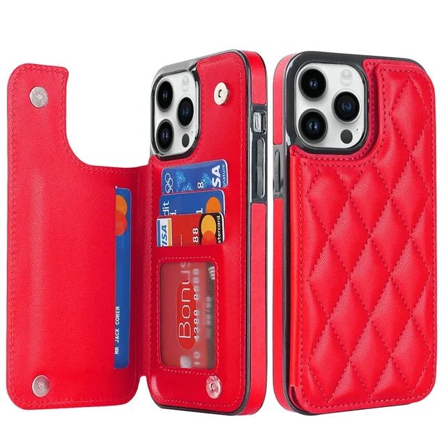 Luxurious Leather iPhone Cash/Cards Wallet Case 2024 - Casify.me