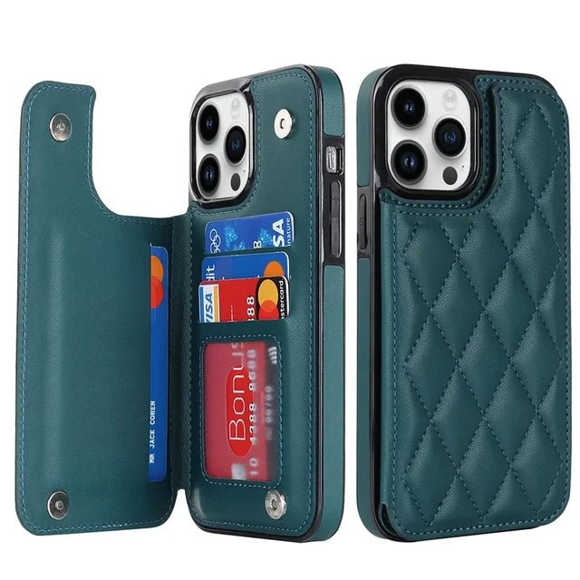 Luxurious Leather iPhone Cash/Cards Wallet Case 2024 - Casify.me