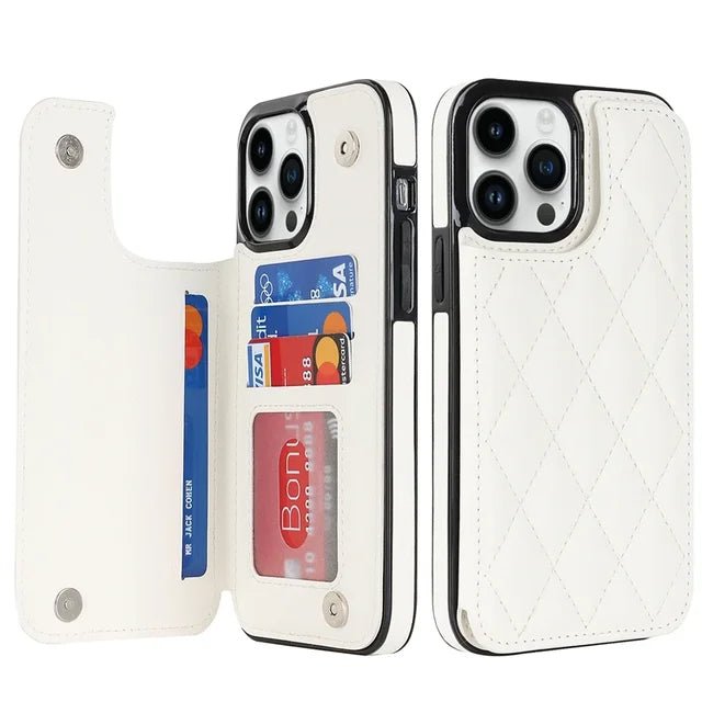 Luxurious Leather iPhone Cash/Cards Wallet Case 2024 - Casify.me