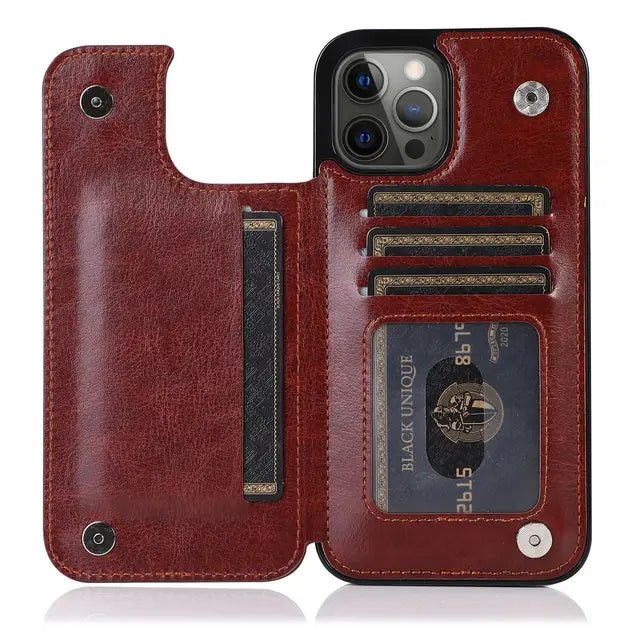 Luxury PU Leather Wallet Case - Casify.me