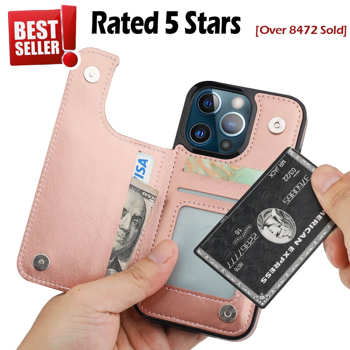 Luxury PU Leather Wallet Case - Casify.me