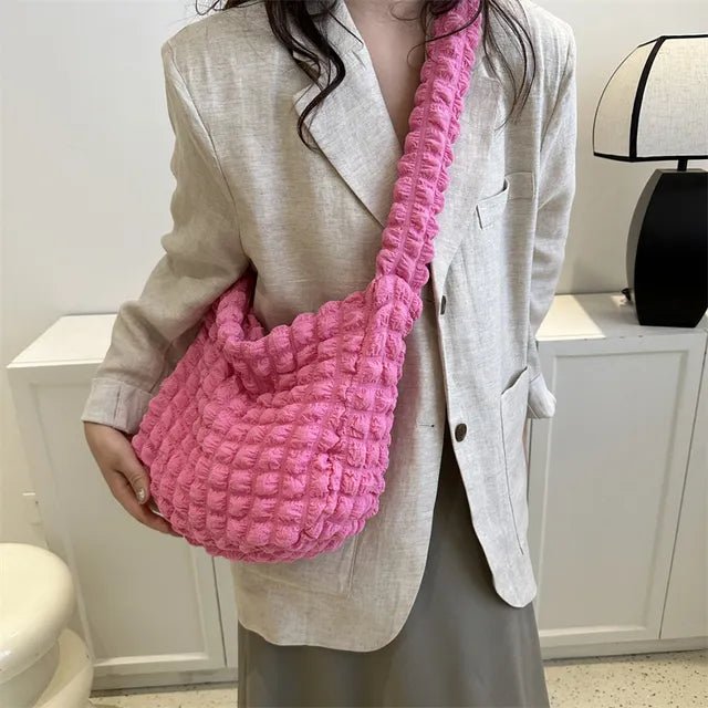 Luxury Quilted Padded Crossbody Bag - Casify.me