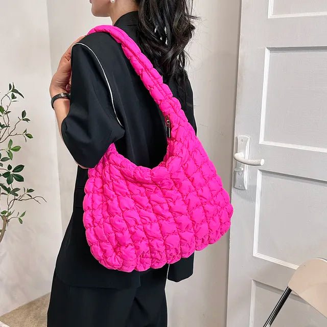 Luxury Quilted Padded Crossbody Bag - Casify.me