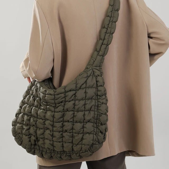 Luxury Quilted Padded Crossbody Bag - Casify.me