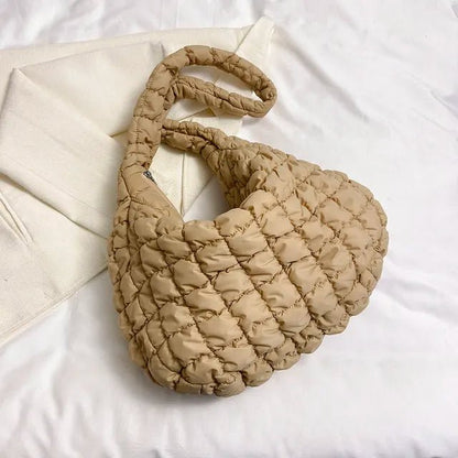 Luxury Quilted Padded Crossbody Bag - Casify.me