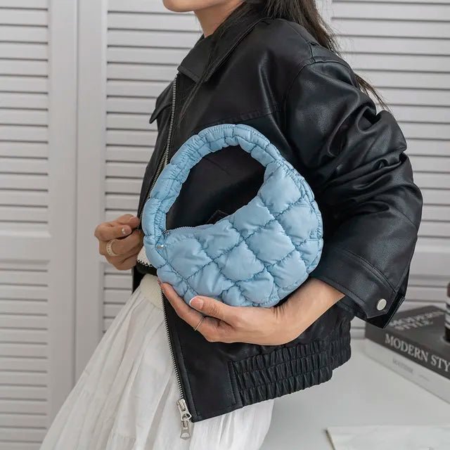 Luxury Quilted Padded Crossbody Bag - Casify.me