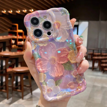 Bloomy Flowers iPhone Case